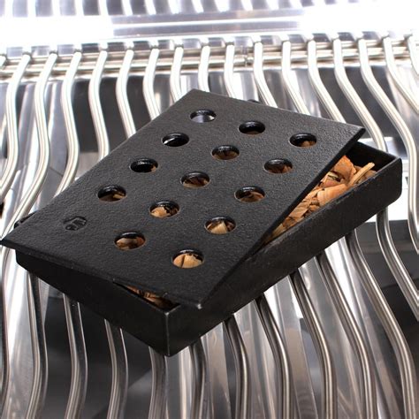 metal wood chip box|pellet grill with wood box.